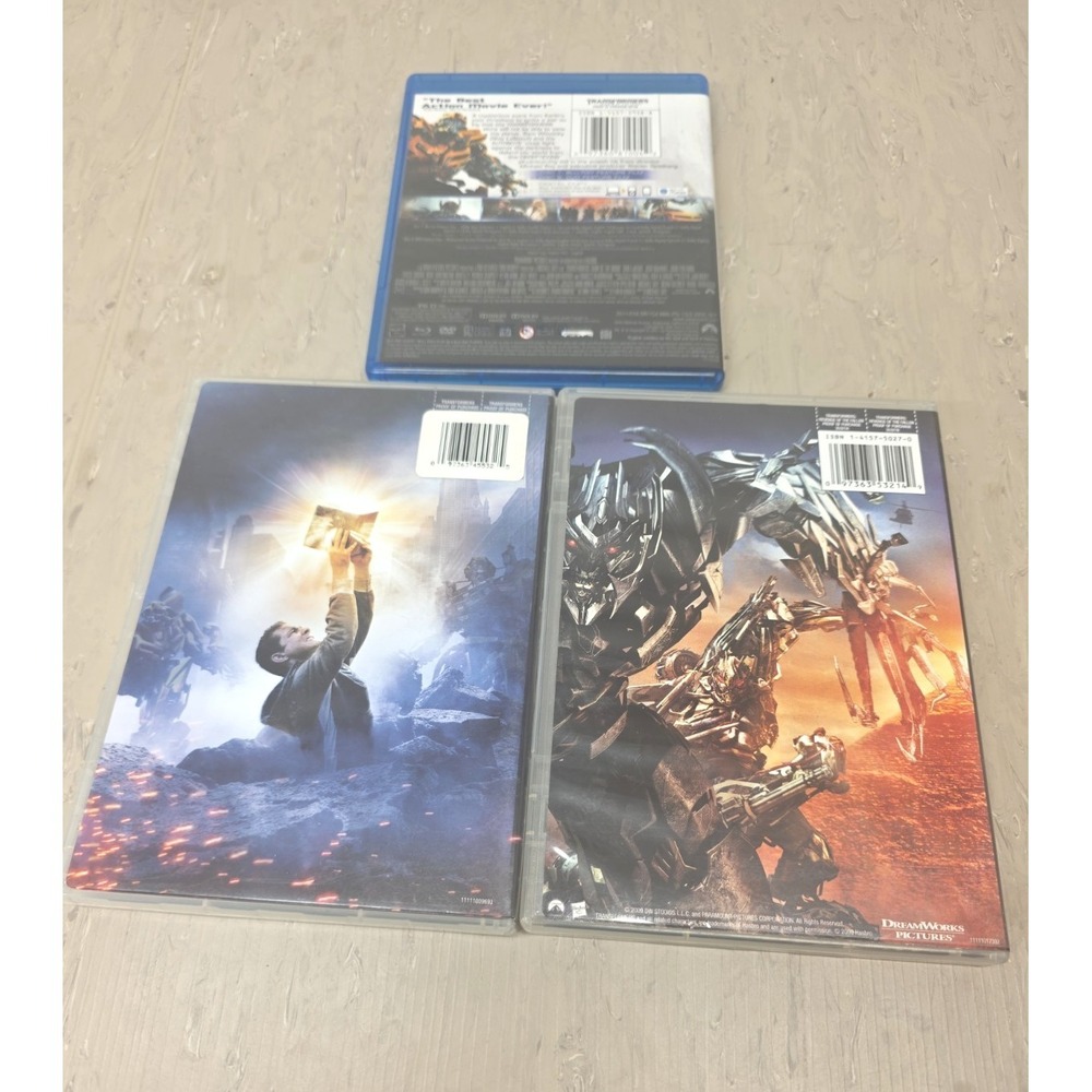 Transformers Original 3 Movie Lot - Michael Bay DVD & Blu Ray Combo‎ 2007 - 2011 - Picture 2 of 3